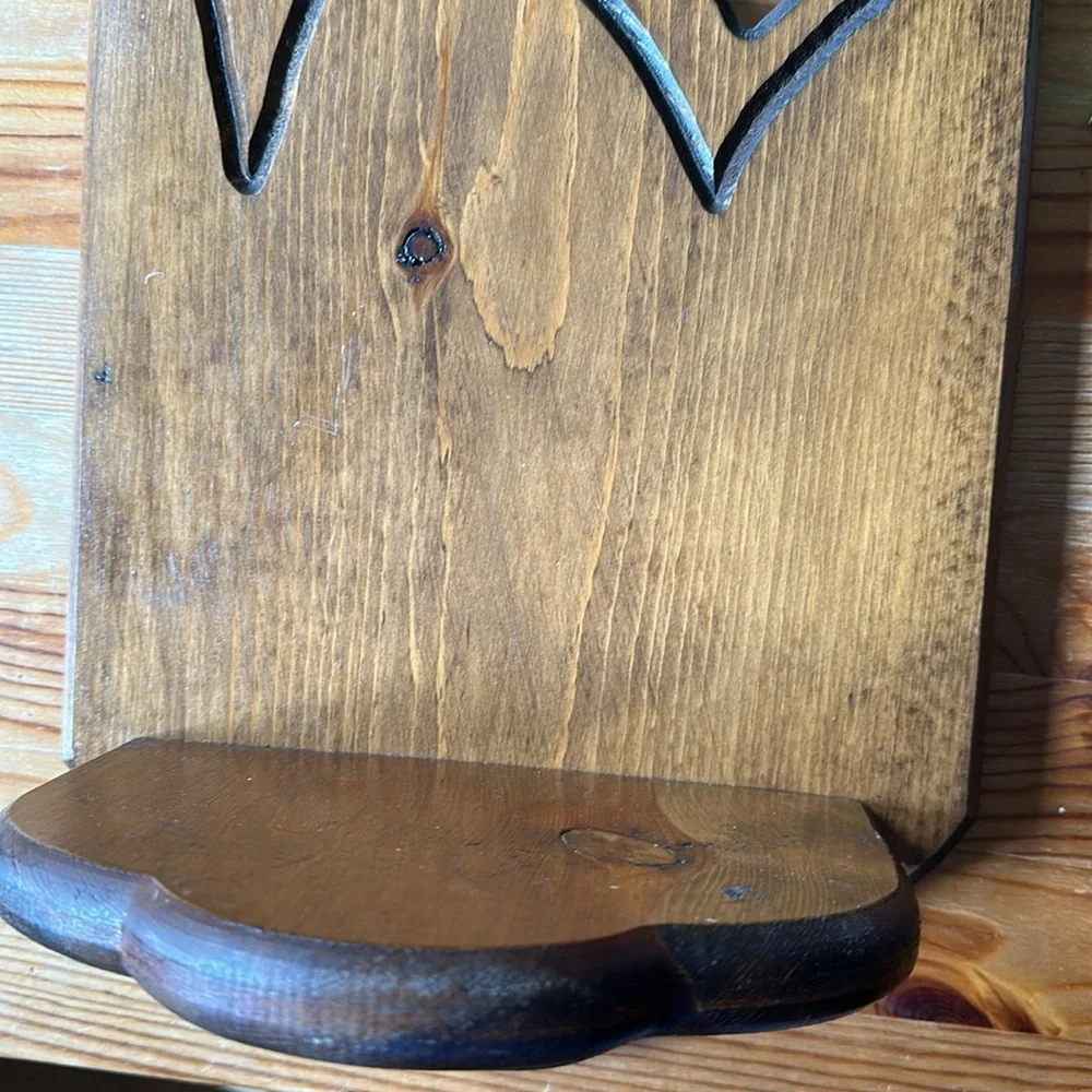 Vintage Wooden Dove Shelf